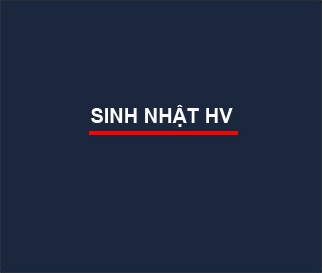 Sinh nhật hội viên